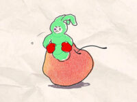 拿起一颗苹果，咬了一口歌词 - 小狗的骨頭 / 沈以诚